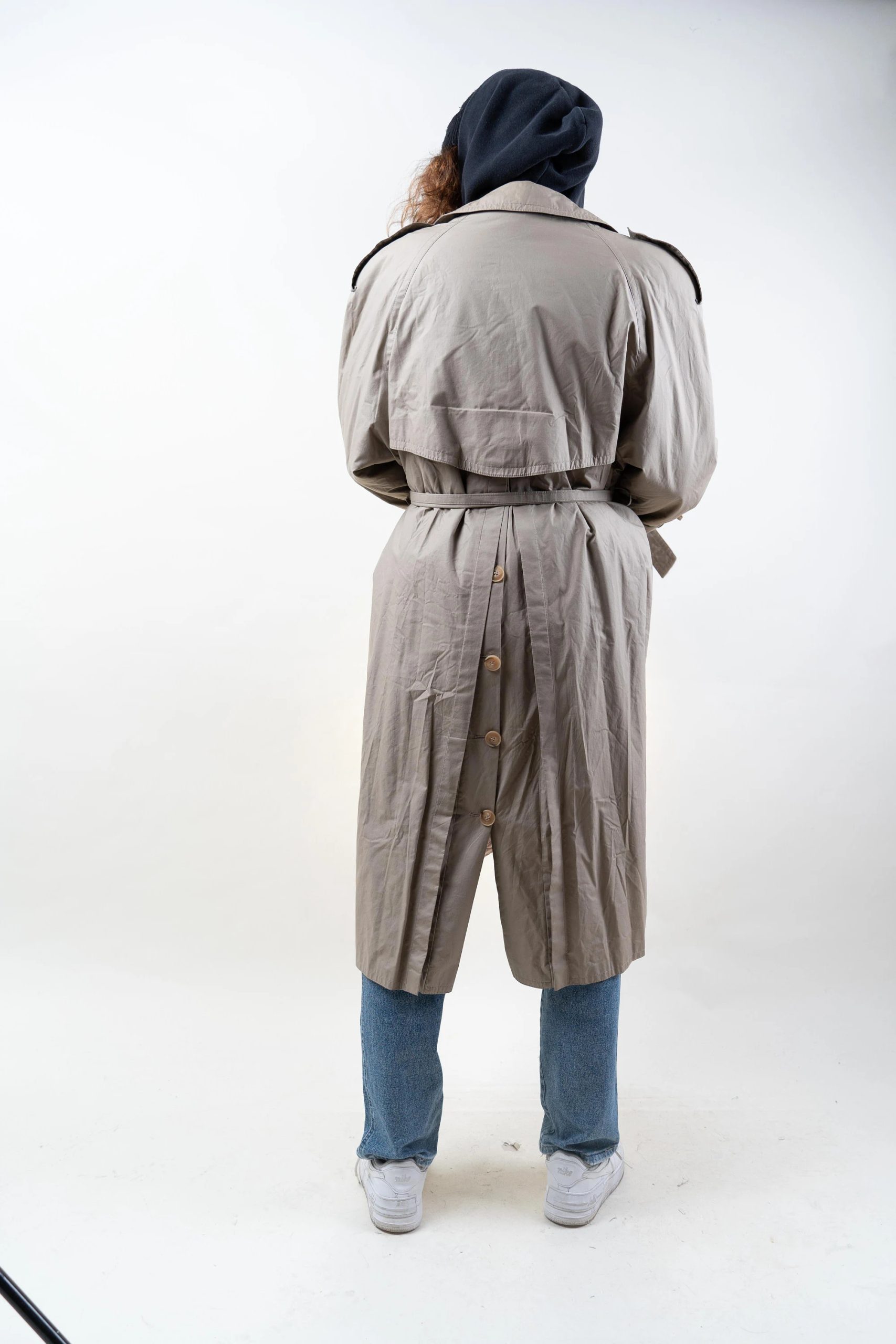 Double-breasted trench coat - Image 3