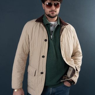 Quilted field jacket