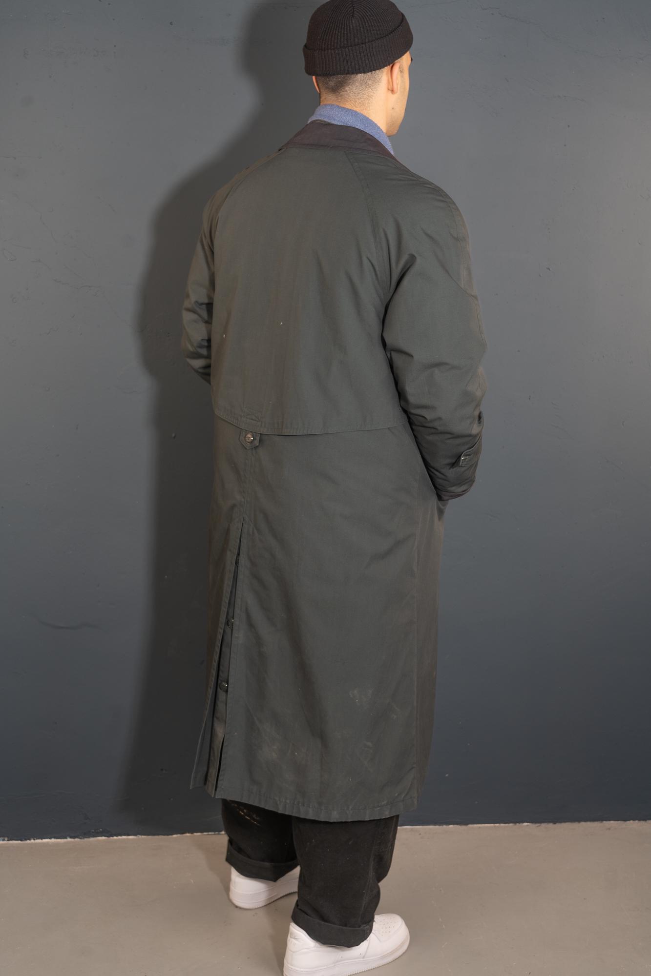 Color-blocked trench coat - Image 4