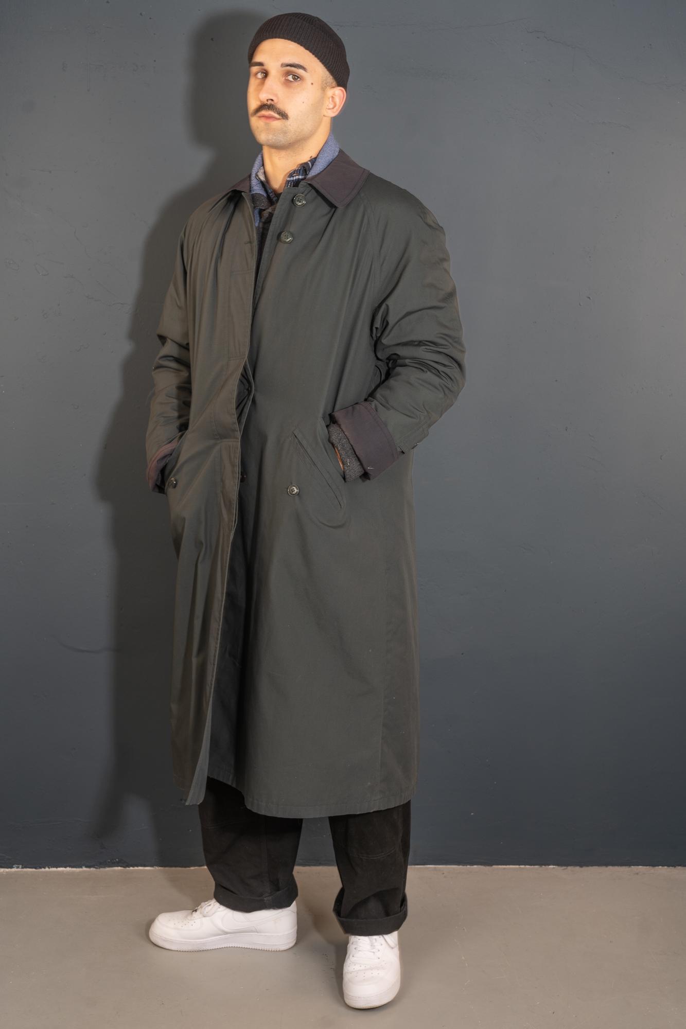 Color-blocked trench coat - Image 3