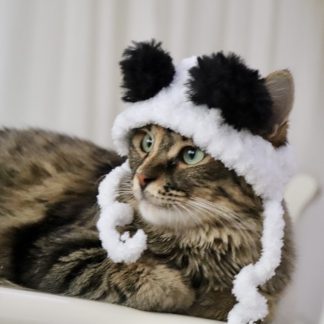 Panda Crochet Cat Hat